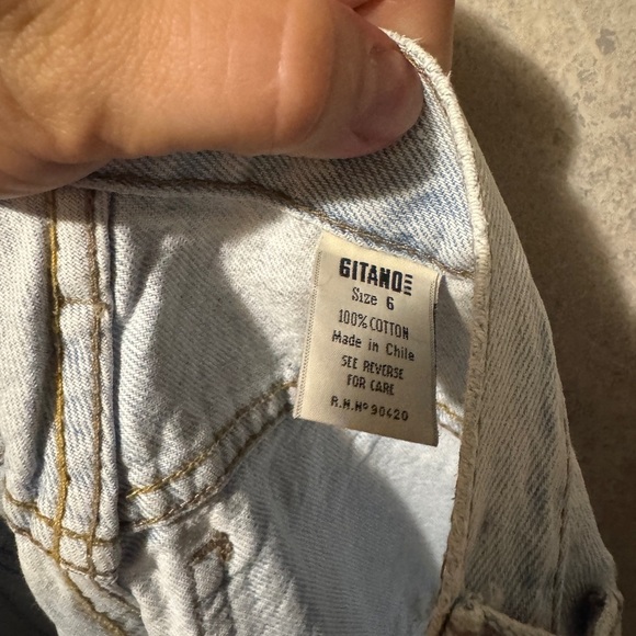 Vintage 90's Gitano High Rise Jean Shorts Y2K - Picture 7 of 7
